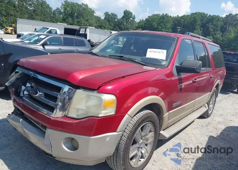 2007 Ford Expedition El Eddie Bauer z USA, uszkodzony, nr VIN 1FMFK17587LA41220
